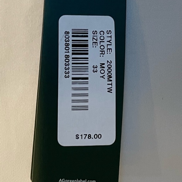 New with Tags Men’s AG Jean pants - Picture 4 of 4